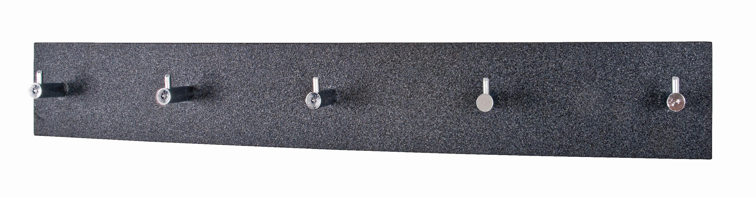 GARDEROBENLEISTE  in Grau, Chromfarben  - Chromfarben/Grau, Design, Holzwerkstoff/Metall (57/8/5cm)