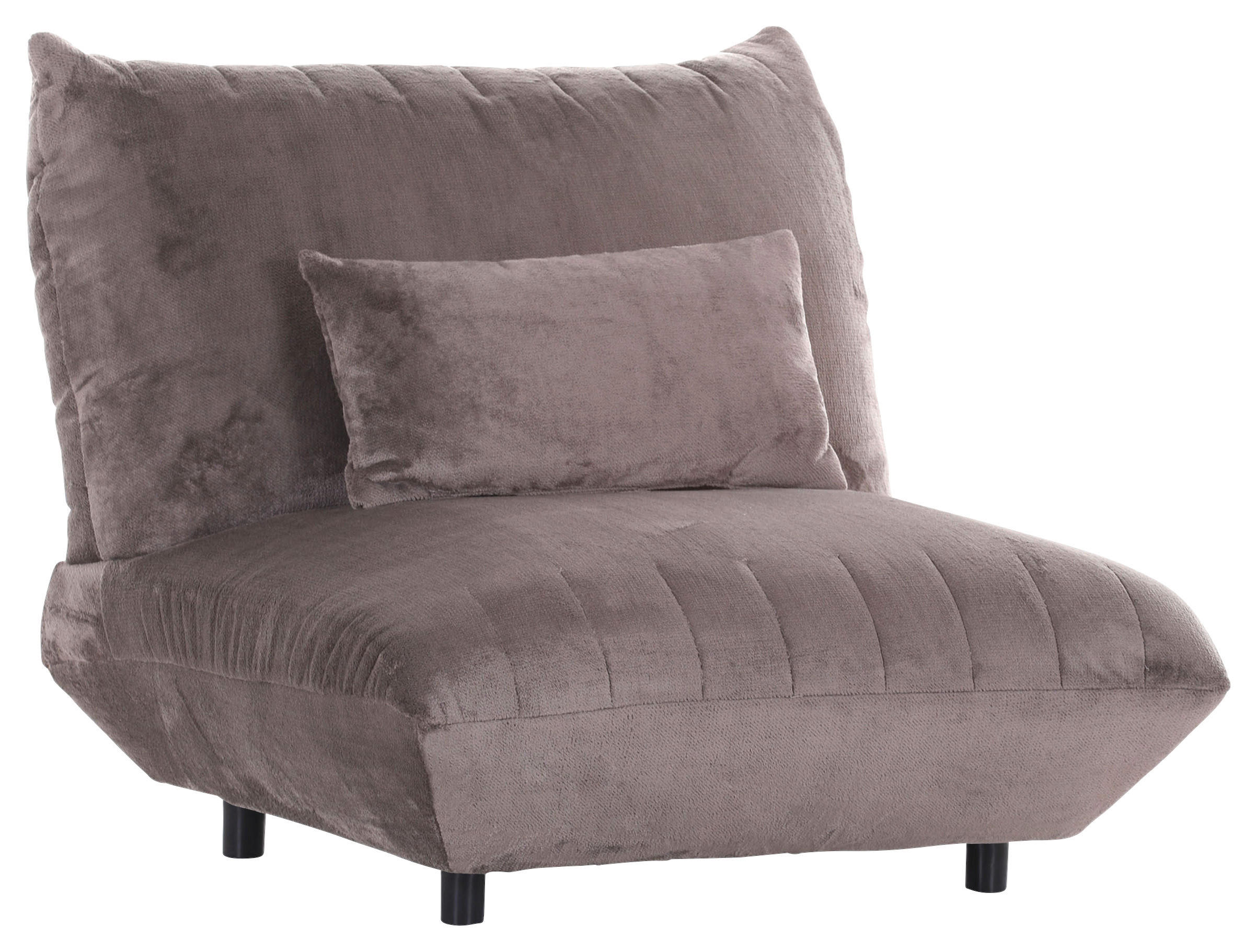 FÅTÖLJ i textil lerfärgad  - lerfärgad/svart, Klassisk, textil/plast (100/86/100cm) - MID.YOU