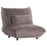 FÅTÖLJ i textil lerfärgad  - lerfärgad/svart, Klassisk, textil/plast (100/86/100cm) - MID.YOU