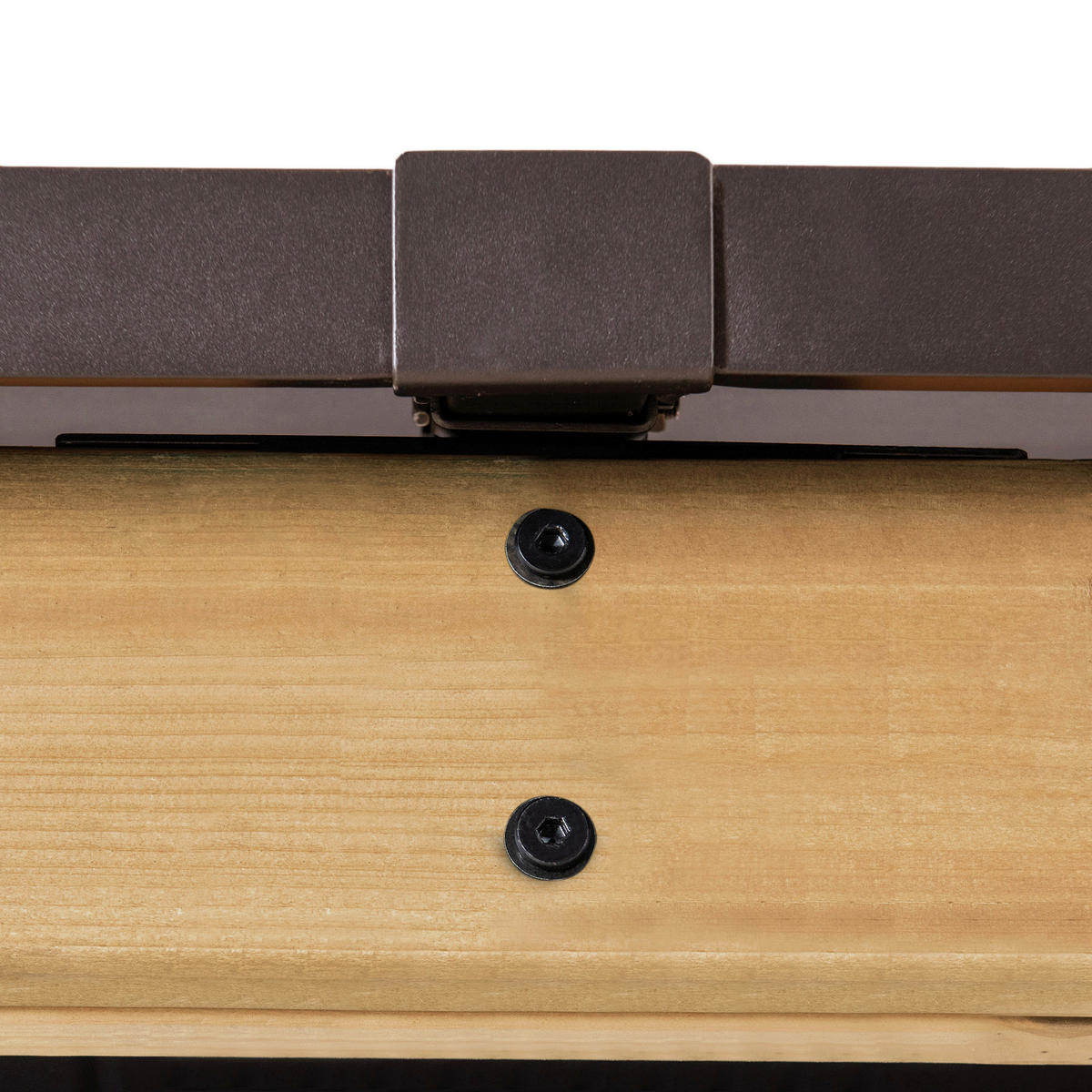PAVILLON 336/287/336 cm  - Dunkelbraun/Lärchefarben, Basics, Holz/Kunststoff (336/287/336cm) - Modante