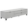 TV-ELEMENT - Hellgrau/Schwarz, Design, Glas/Holzwerkstoff (165/41,1/52,5cm) - Hom`in