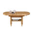 COUCHTISCH Eiche furniert oval Eichefarben - Eichefarben, KONVENTIONELL, Metall (125(165,5)/71/56-75cm) - Venda