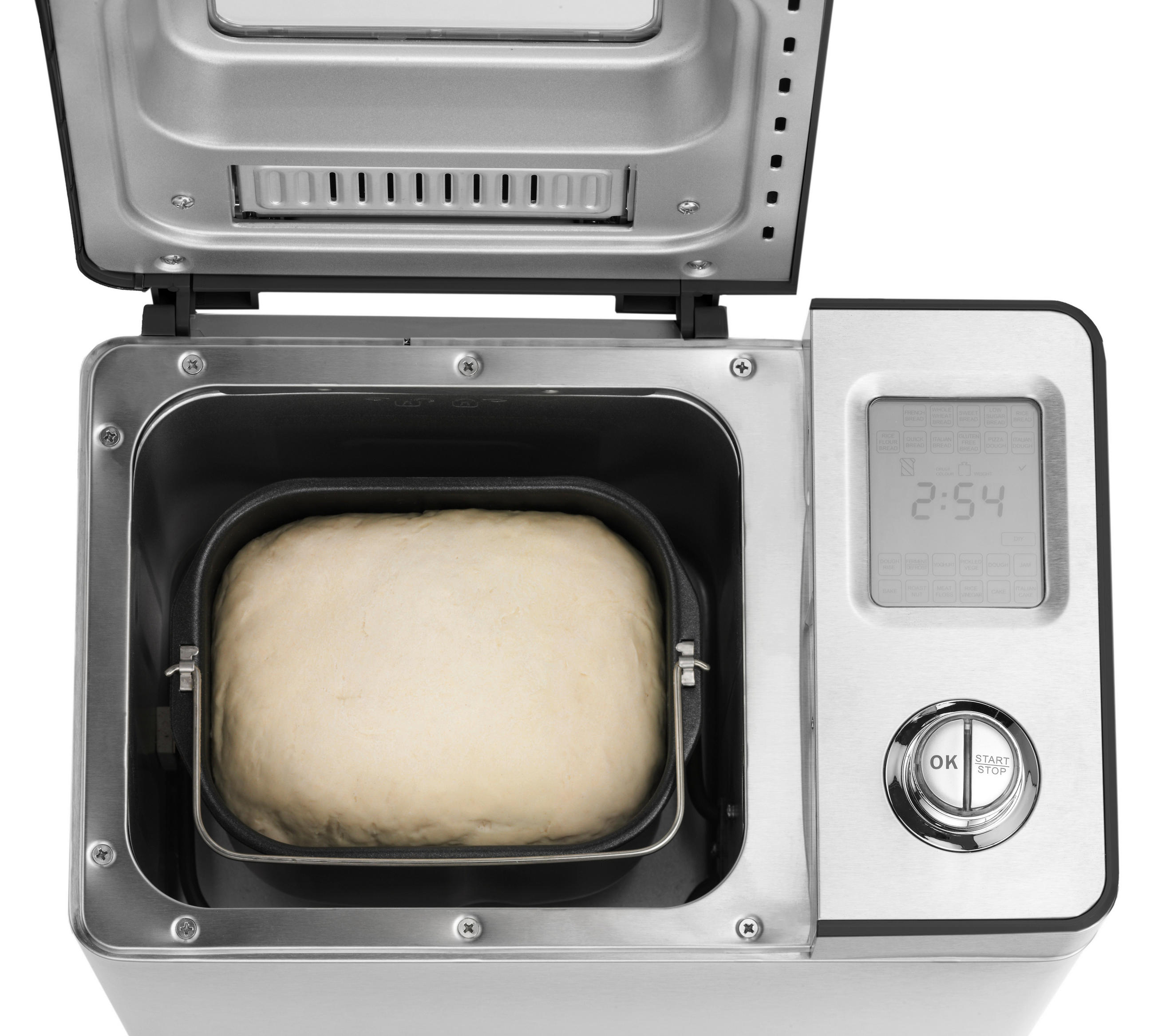 BROTBACKAUTOMAT - Silberfarben, Modern, Kunststoff/Metall (27.4/36.1/33.1cm) - Trisa Electronics