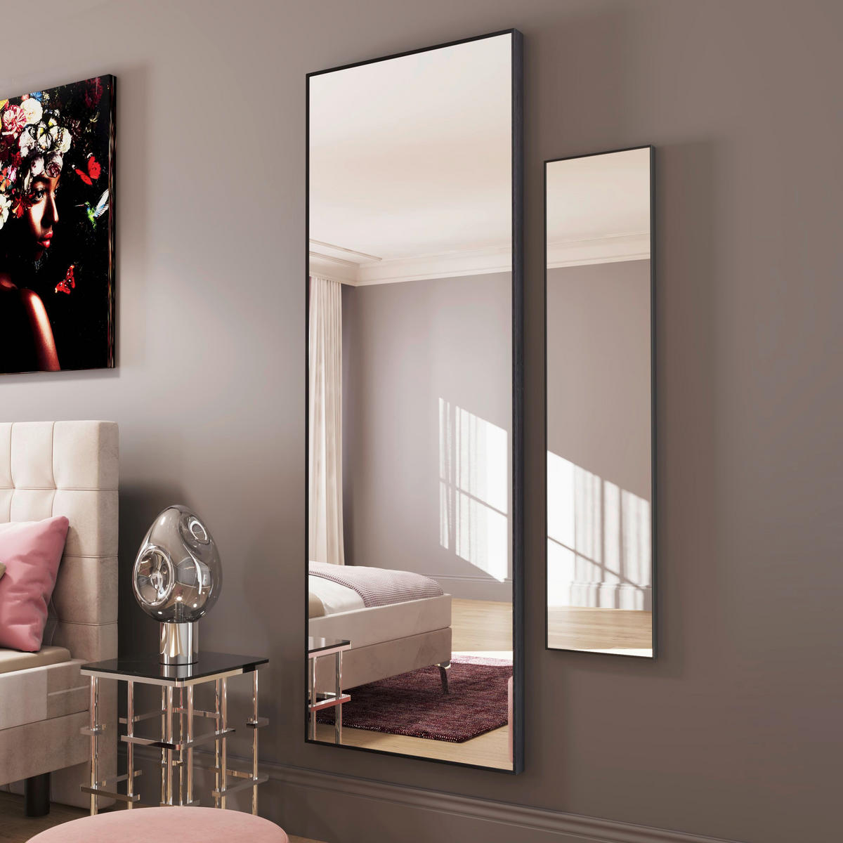 SPIEGEL 70/200/3 cm    in  - Schwarz, Design, Glas/Holz (70/200/3cm) - Kare-Design