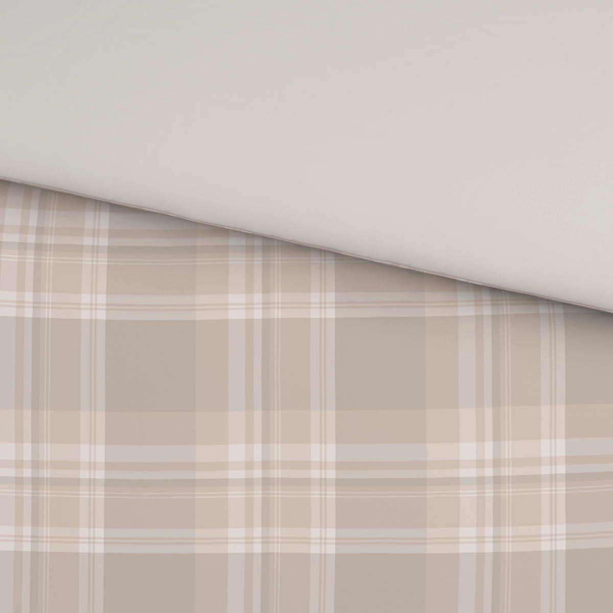 BETTWÄSCHESET Leinenoptik 160/210 cm  65 cm/100 cm  - Sandfarben, Konventionell, Textil (160/210cm) - Novel