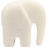 DEKOELEFANT - Sandfarben, Design, Stein (14/14/6cm) - Kare-Design