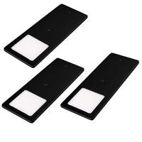UNTERBAULEUCHTEN-SET - Schwarz, Basics, Kunststoff/Metall (19/7/0,5cm) - HKT
