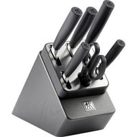 MESSERBLOCK 7-teilig  - Schwarz, Basics, Metall (25,4/35,6/8cm) - Zwilling