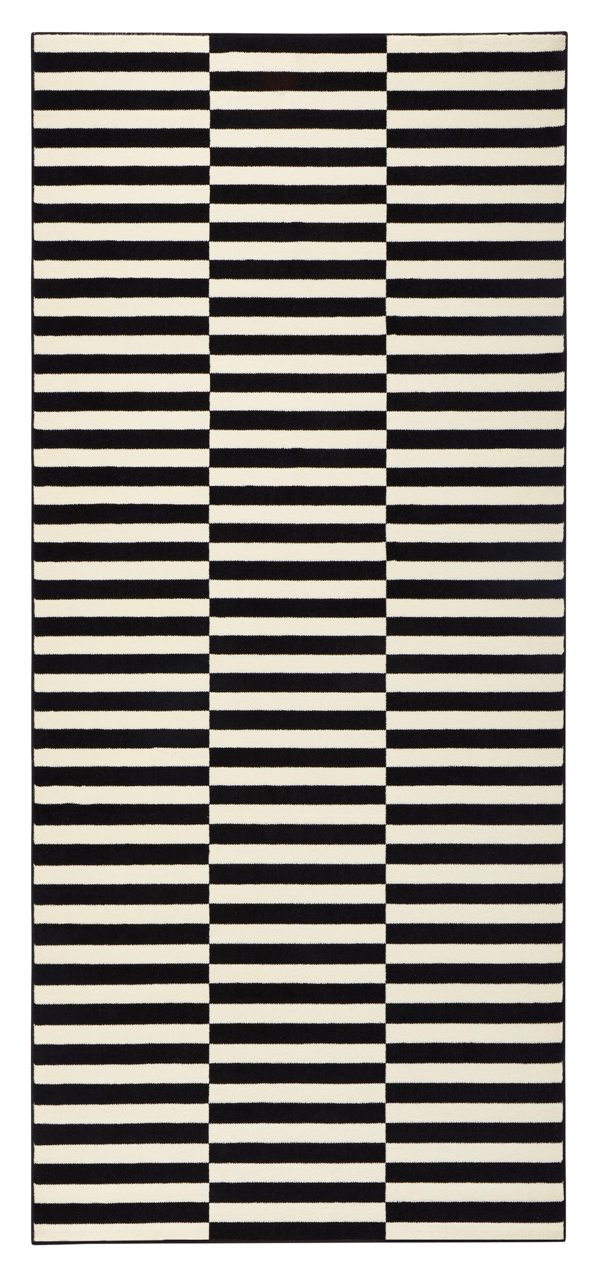 LÄUFER 80/300 cm Gloria  - Creme/Schwarz, Design, Kunststoff/Textil (80/300cm) - Hanse Home