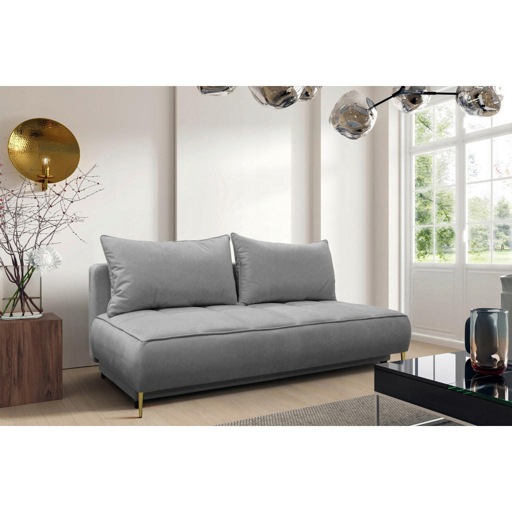 Schlafsofa Zoom Hellgrau B: 200 cm