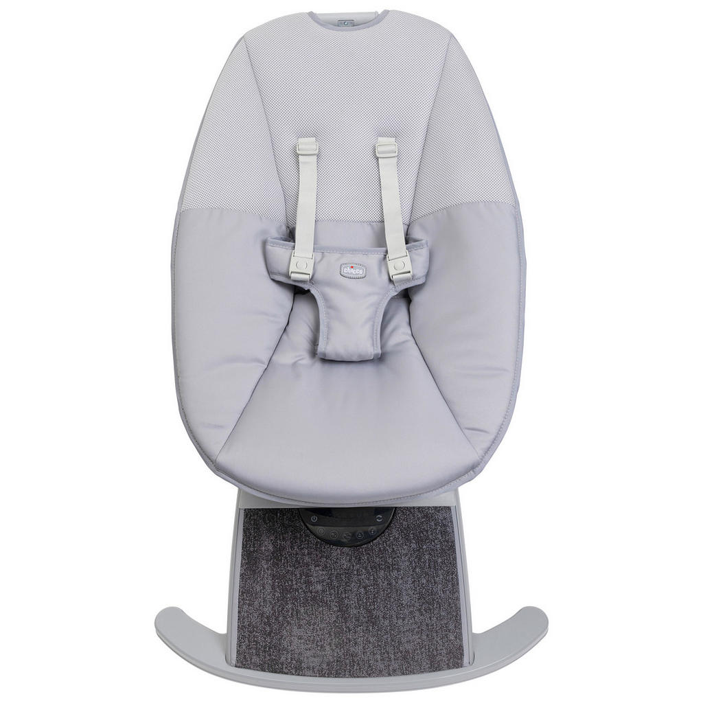 Thumbnail - Chicco Schaukelwippe Comfy Wave, Grau, Textil, 61x75x69 cm, anatomisch geformte Liegefläche, Bezug abnehmbar, waschbar, ...