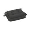 GARTENSITZKISSENSET Uni  - Anthrazit, Basics, Textil (38/5/38cm)