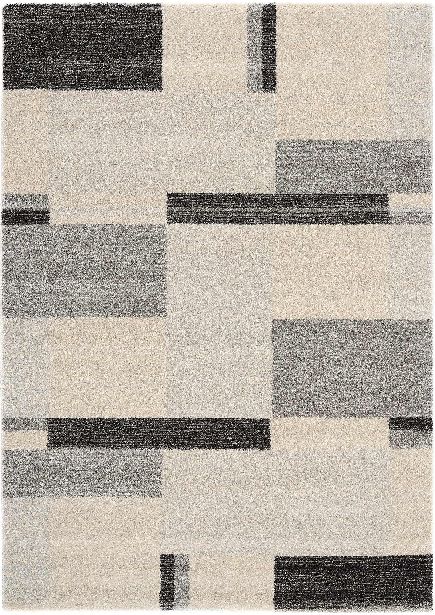 WEBTEPPICH 65/130 cm Palazzo Bloc Grau  - Grau, KONVENTIONELL, Textil (65/130cm) - Novel