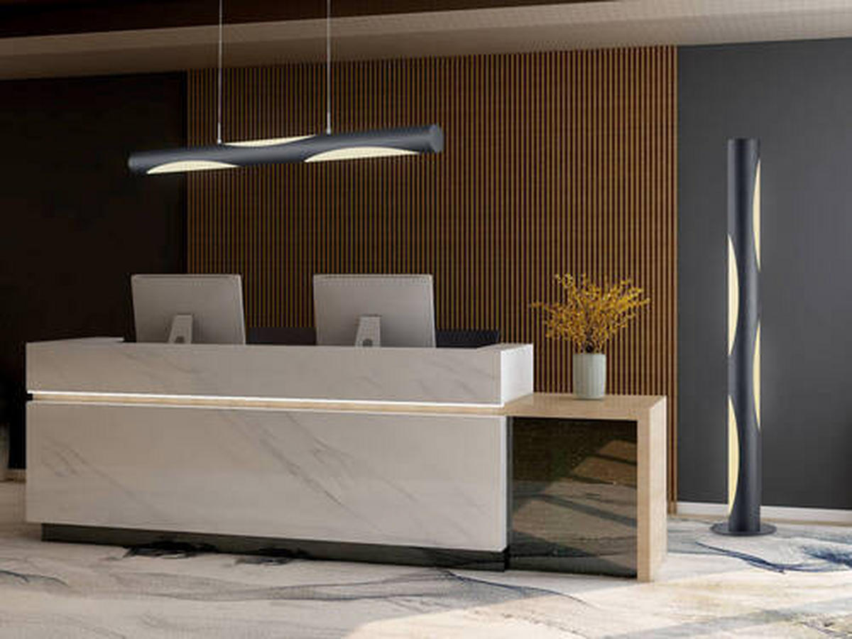 LED SVJETILJKA PODNA Cisalo  - crna, Lifestyle, metal/plastika (32/181cm)