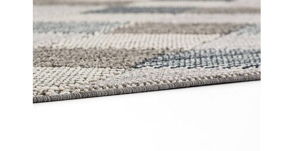 WEBTEPPICH 80/150 cm Blau, Grau - Blau/Grau, Design, Textil (80/150cm) - Novel