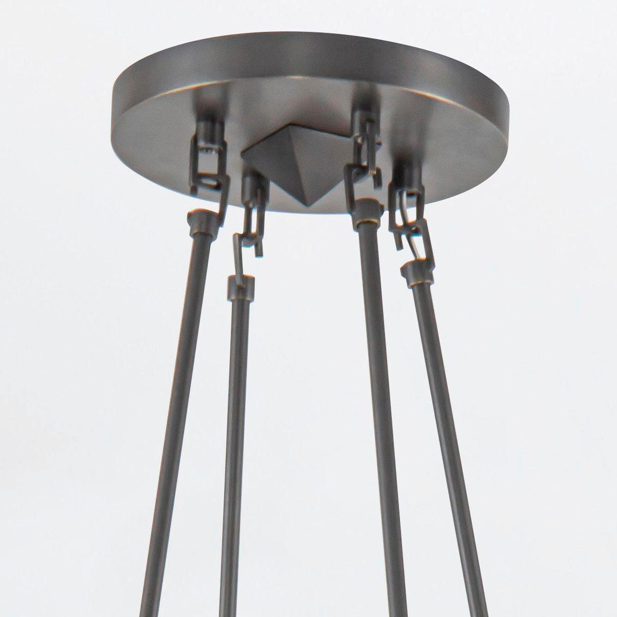 KRONLEUCHTER 29,5/76,2 cm   - Bronzefarben, KONVENTIONELL, Glas/Metall (29,5/76,2cm) - Elstead Lighting