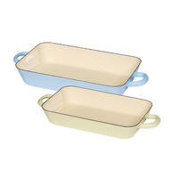 AUFLAUFFORMENSET Metall 2-teilig  - Pastellblau/Gelb, Basics, Metall - Riess