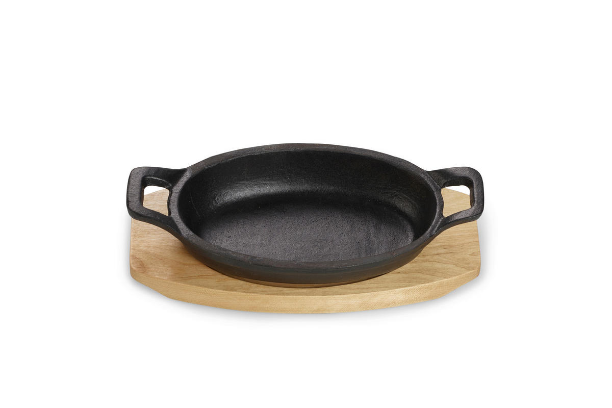SADA PANVÍC, smalt, 4-dielne,   - čierna, Basics, kov (15,3/9,2/3cm) - Echtwerk