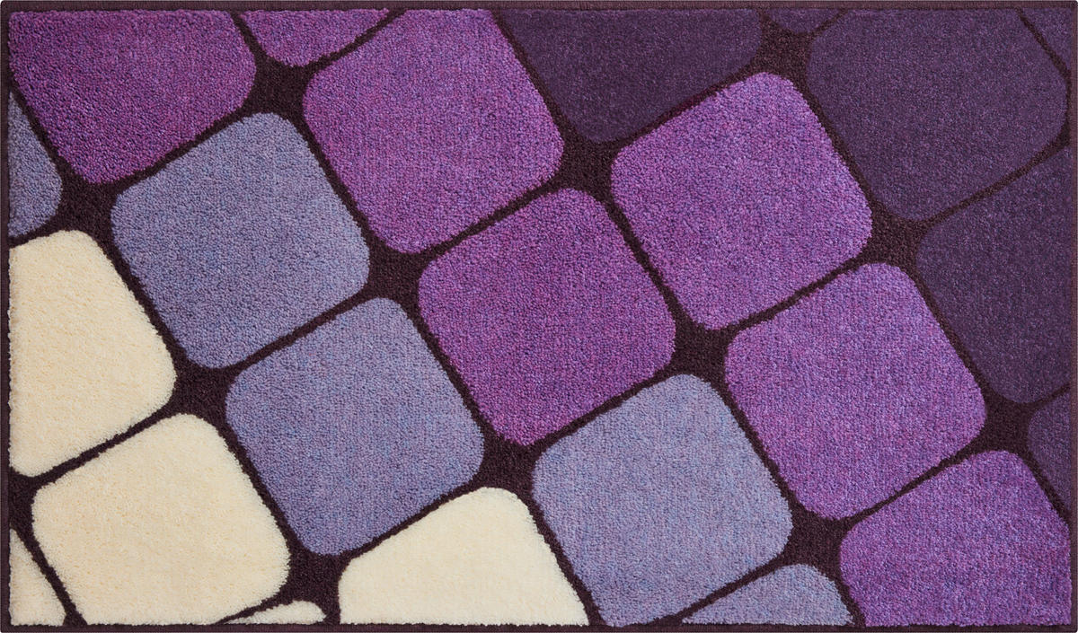 BADTEPPICH Lila 60/100 cm  - Lila, Basics, Kunststoff/Textil (60/100cm) - Grund
