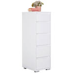 KOMMODE  in 40/120/48 cm  - Alufarben/Weiß, Design, Holzwerkstoff/Kunststoff (40/120/48cm) - Carryhome