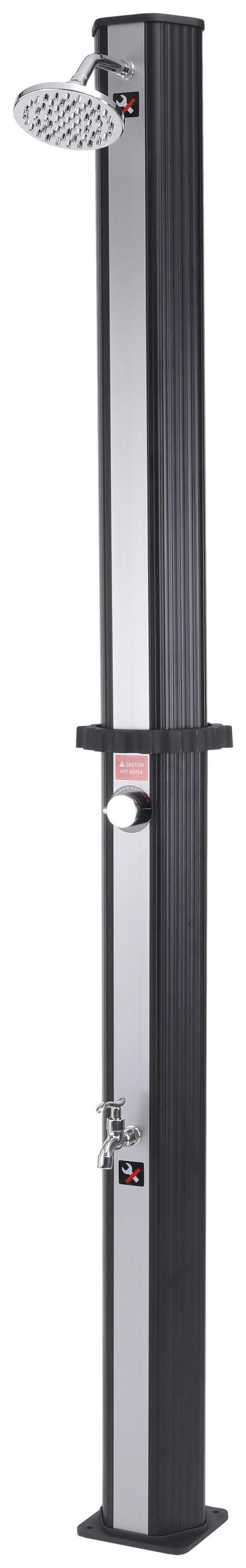 SOLARDUSCHE AR1035P 2021  - Schwarz, KONVENTIONELL, Kunststoff/Metall (17/17/223cm) - Gre