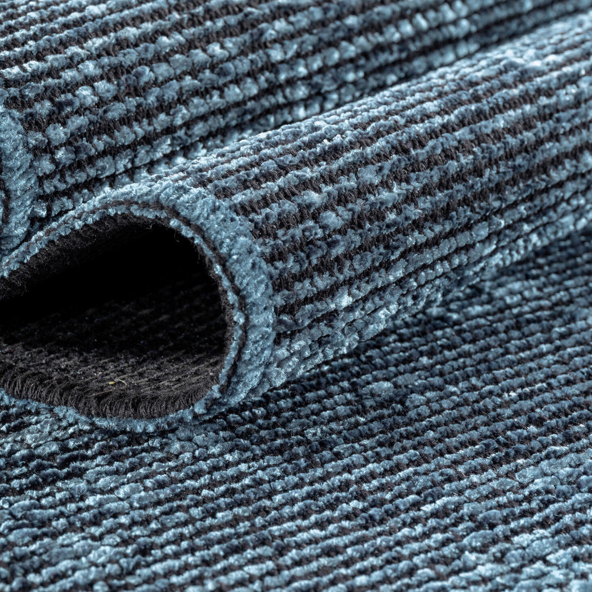 FLACHWEBETEPPICH 120/170 cm Space Blau  - Blau, Basics, Textil (120/170cm) - Novel