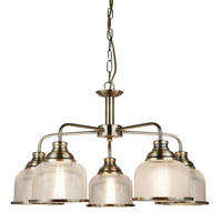 VISEČA SVETILKA  Bistro II      58/88 cm      E27 - barve medenine, Konvencionalno, kovina/steklo (58/88cm)