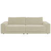 BIGSOFA in Chenille, Jacquard Sandfarben  - Sandfarben/Schwarz, Design, Kunststoff/Textil (270/83/125cm) - Niels Andersson