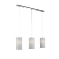 HÄNGLAMPA 110/150 cm  - kromfärg/grå, Design, metall/textil (110/150cm) - Fischer & Honsel