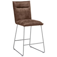 TRESENSTUHL Mikrofaser Schlammfarben, Edelstahlfarben Edelstahl  - Schlammfarben/Edelstahlfarben, Design, Textil/Metall (56/98/62cm) - Valnatura
