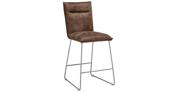 TRESENSTUHL Mikrofaser Schlammfarben, Edelstahlfarben Edelstahl - Schlammfarben/Edelstahlfarben, Design, Textil/Metall (56/98/62cm) - Valnatura