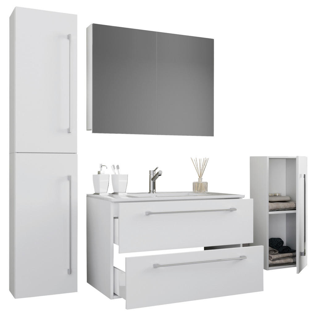 Badezimmer Badinos 5-Teilig Weiß B: 60 cm