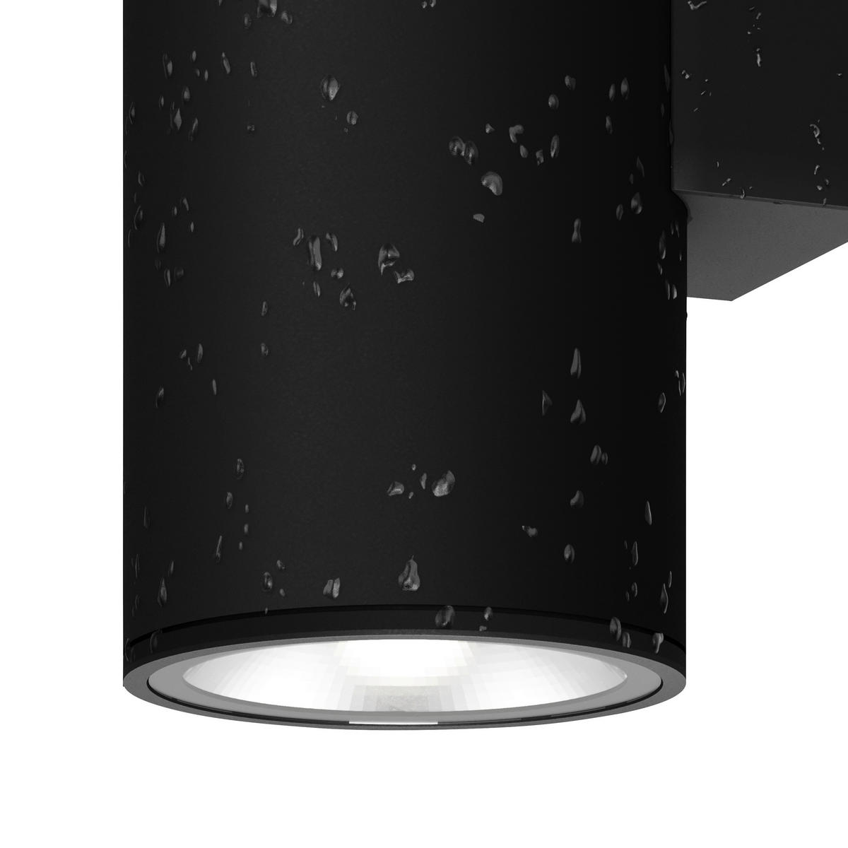 AUßENWANDLEUCHTE - Graphitfarben, Basics, Glas/Metall (11,7/24/9cm) - MAYTONI