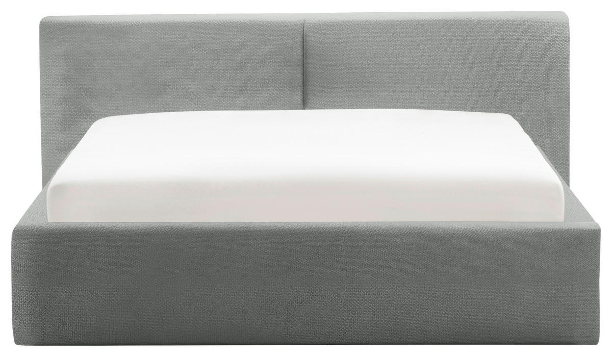 POLSTERBETT 140/200 cm  Grau  - Grau, Basics, Holz/Textil (140/200cm) - Boxxx