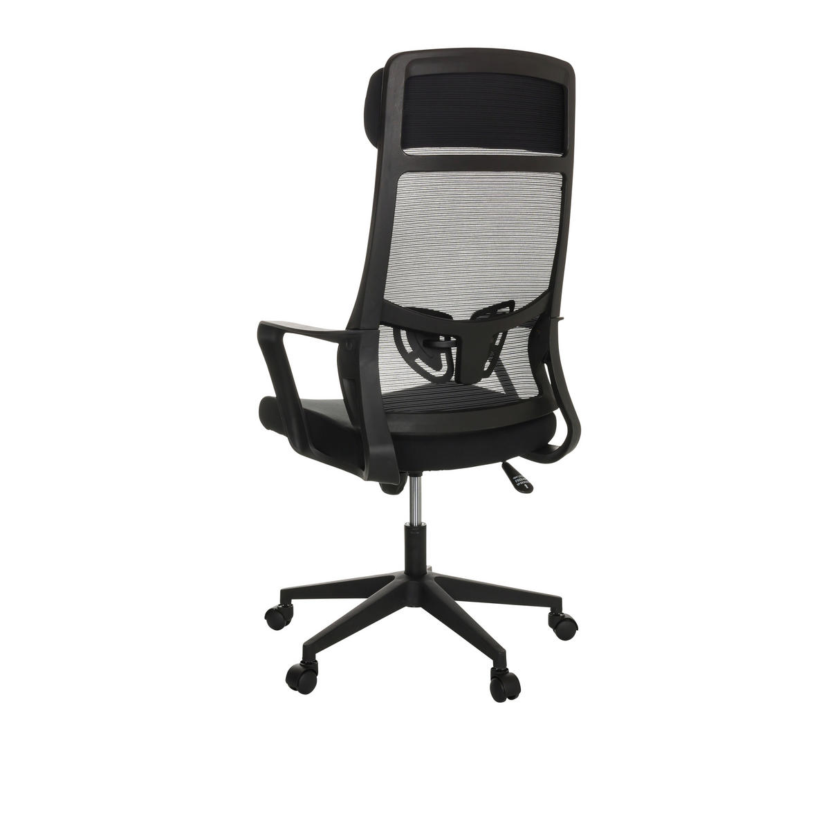 SNURRSTOL  i svart  - svart, Basics, textil/plast (69/122-132/69cm) - MID.YOU