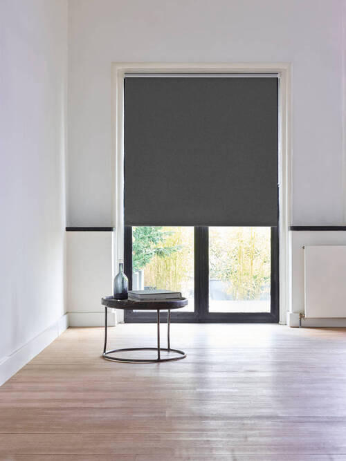 VERDUNKELUNGSROLLO 60/190 cm  - Schwarz, Design, Textil (60/190cm)