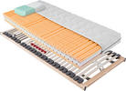 MATRATZENSET 80/190 cm  - Birkefarben, Holzwerkstoff/Textil (80/190cm) - SetOne by Musterring