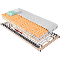 MATRATZENSET 80/190 cm  - Birkefarben, Holzwerkstoff/Textil (80/190cm) - SetOne by Musterring