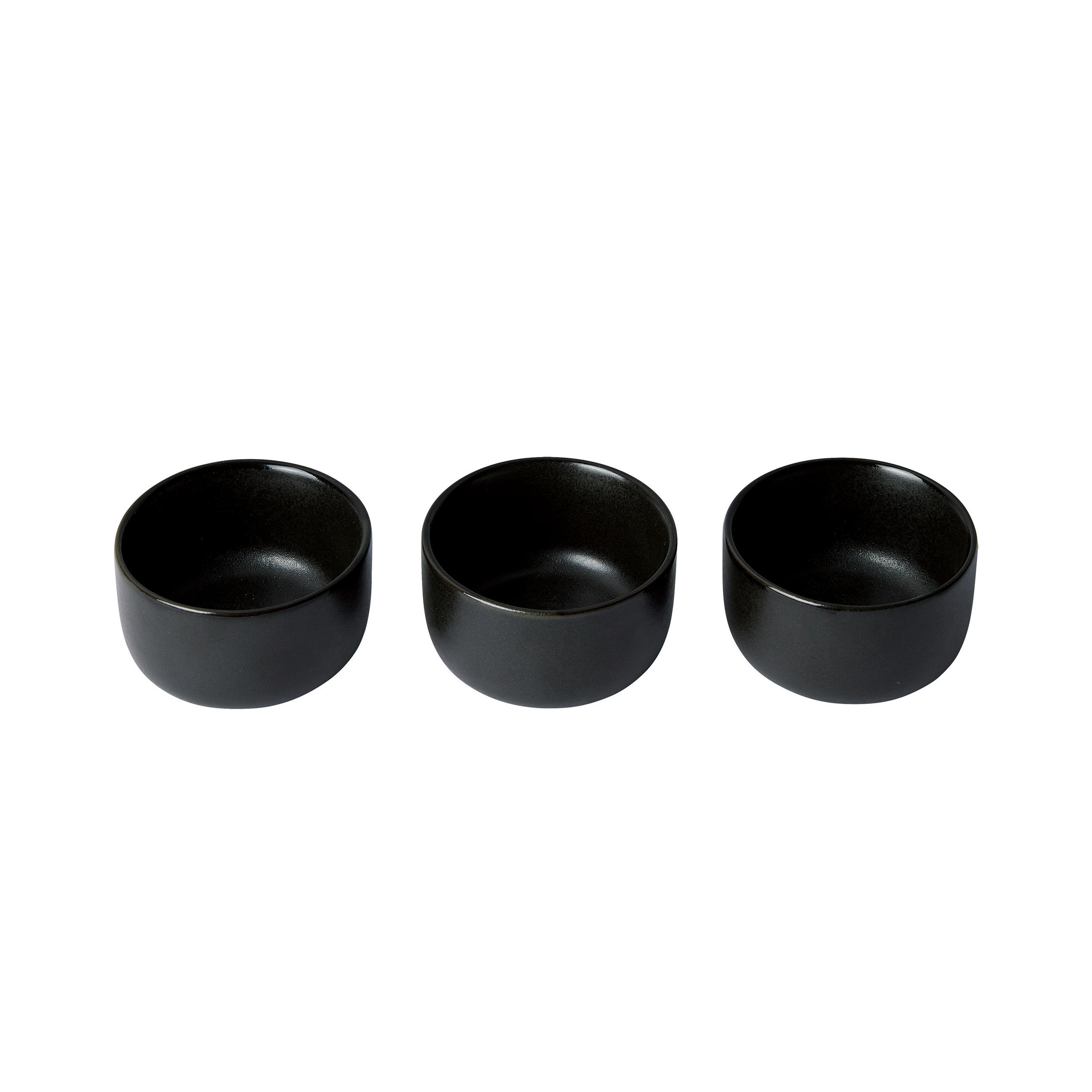 SCHÜSSELSET RAW  - Schwarz, Basics, Keramik (7,.5/3.8cm) - Aida