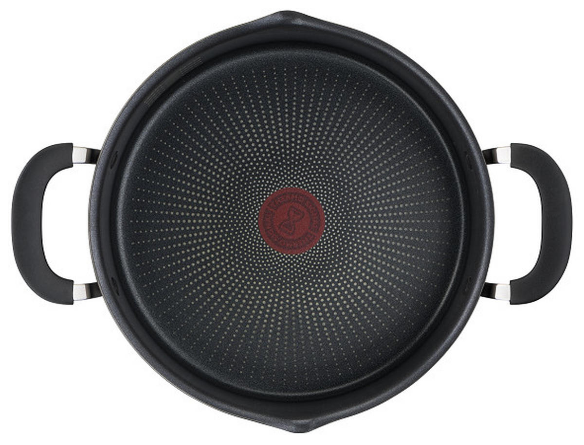 STEKGRYTA 20 cm  - svart/transparent, Design, metall/glas (20cm) - Tefal