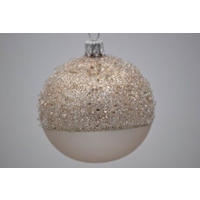 CHRISTBAUMKUGEL 7 cm  - Dunkelrot, Basics, Glas/Metall (7cm) - X-Mas