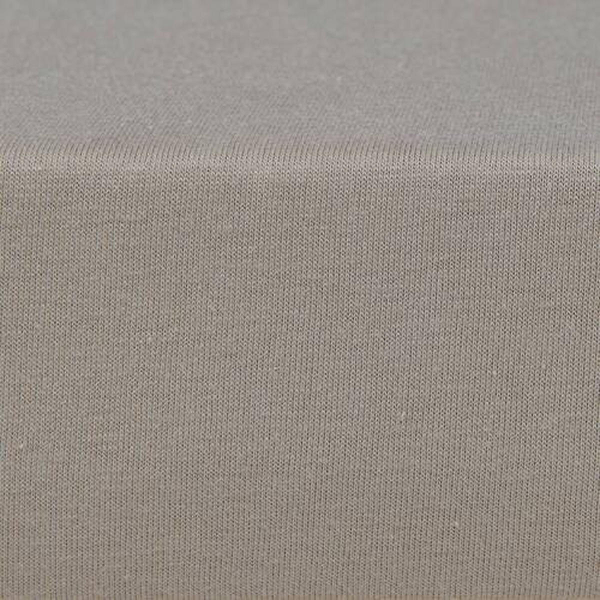 BOXSPRING-SPANNLEINTUCH 90/220 cm Jersey  - Taupe, KONVENTIONELL, Textil (90/220cm) - Novel