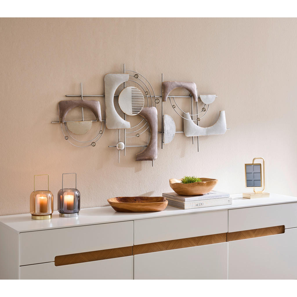 Thumbnail - Ambia Home Dekoschale, Hellbraun, Holz, Spießtanne, massiv, geometrisch, oval, 25x9x29 cm, Lfgb, lebensmittelecht, Dekor...
