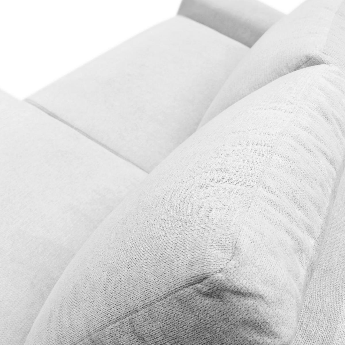 ECKSOFA Creme Struktur  - Creme/Schwarz, Design, Kunststoff/Textil (250/160cm) - MID.YOU
