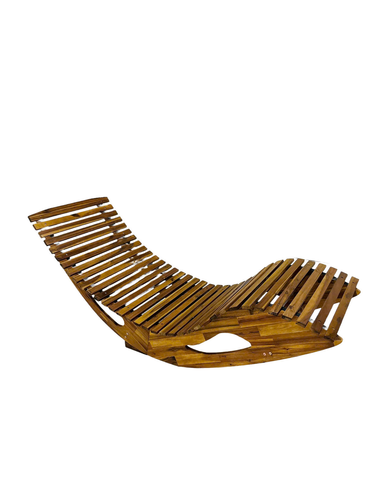 SCHAUKELLIEGE  - Akaziefarben, Basics, Holz (156/60/72cm)