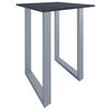 BARBORD i metall, trämaterial  80/102/80 cm  - silver/antracit, Klassisk, metall/trämaterial (80/102/80cm)