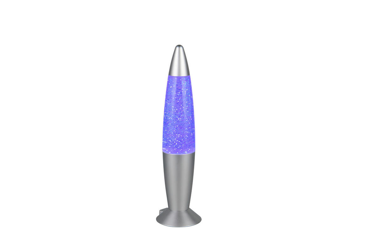 LED-TISCHLEUCHTE Fame 9/34,5 cm  - Transparent/Titanfarben, LIFESTYLE, Kunststoff (9/34,5cm)