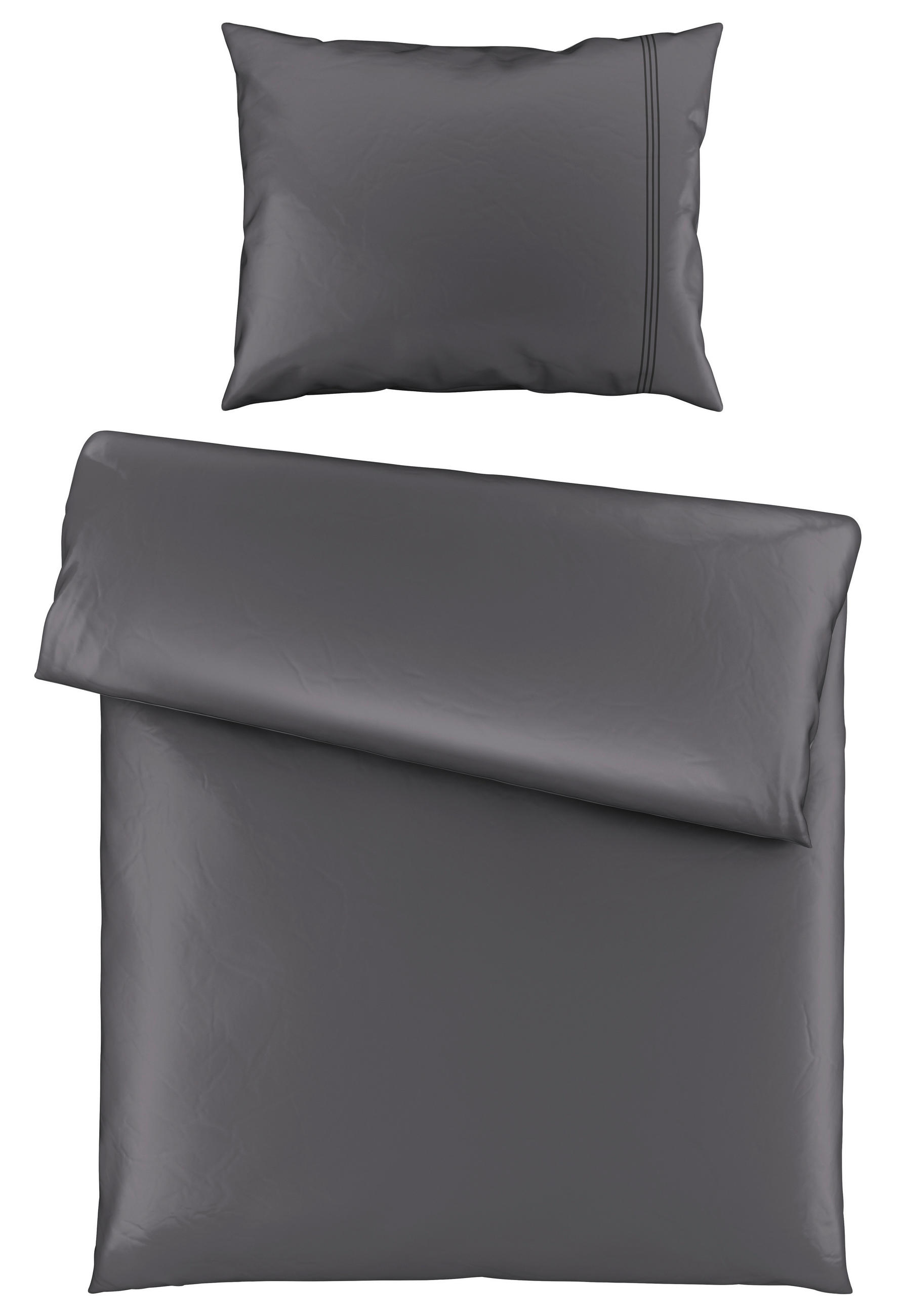 BETTWÄSCHE 140/200 cm  - Grau, Natur, Textil (140/200cm) - Bio:Vio