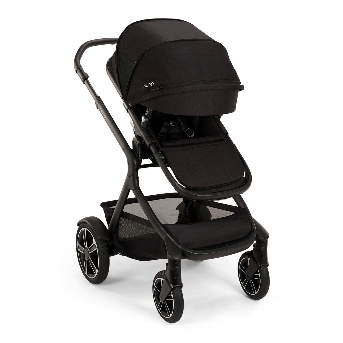 GESCHWISTERWAGEN DEMI NEXT  - Schwarz, Basics, Textil/Metall (98/62/112cm) - Nuna