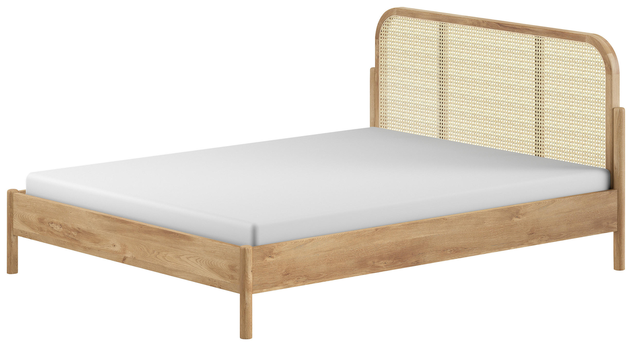 BETT 160/200 cm in Eichefarben - Eichefarben, MODERN, Holz/Holzwerkstoff (160/200cm) - MID.YOU